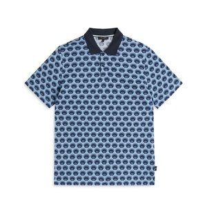 TED BAKER
Berner Ombré Spot Polo XXL Light Blue